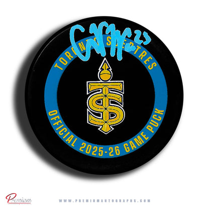 Clara Van Wieren Toronto Sceptres Autographed PWHL Official 2025-26 Game Puck