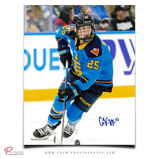 Clara Van Wieren Toronto Sceptres Autographed 8x10 Photograph Puck Possession