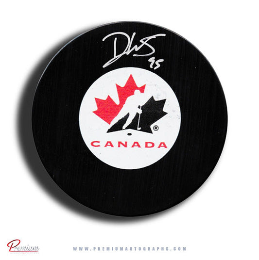 Daryl Watts Team Canada Autographed Puck