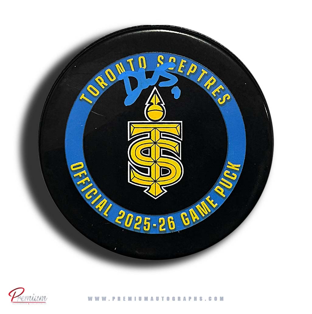 Daryl Watts Autographed Toronto Sceptres 2025-26 Offical Game Puck