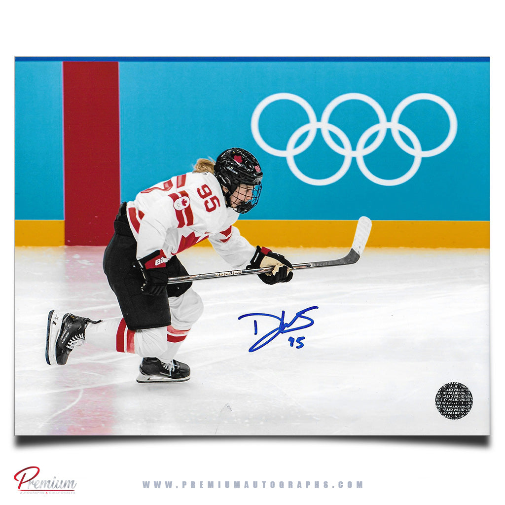 Daryl Watts Team Canada Signed 8x10 Photograph Over the Red Line