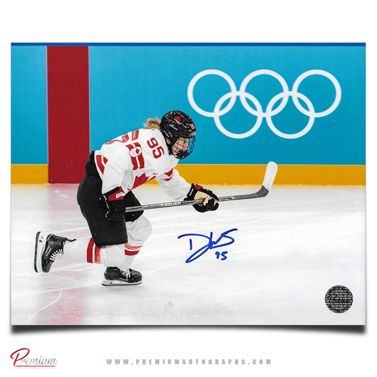 Daryl Watts Team Canada Signed 8x10 Photograph Over the Red Line