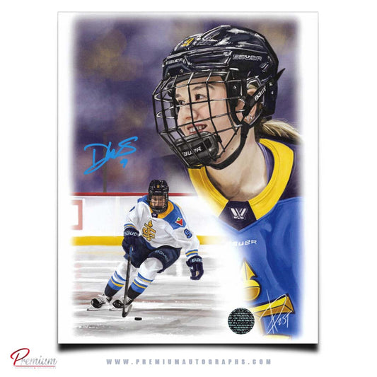 Daryl Watts PWHL Toronto Spectres Autographed 11x14 Alex Douglas Print