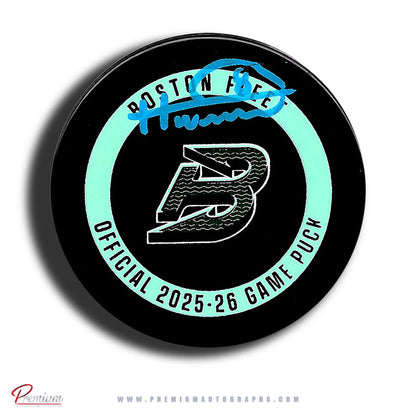 Haley Winn Boston Fleet PWHL Autographed Official 2025-26 Game puck