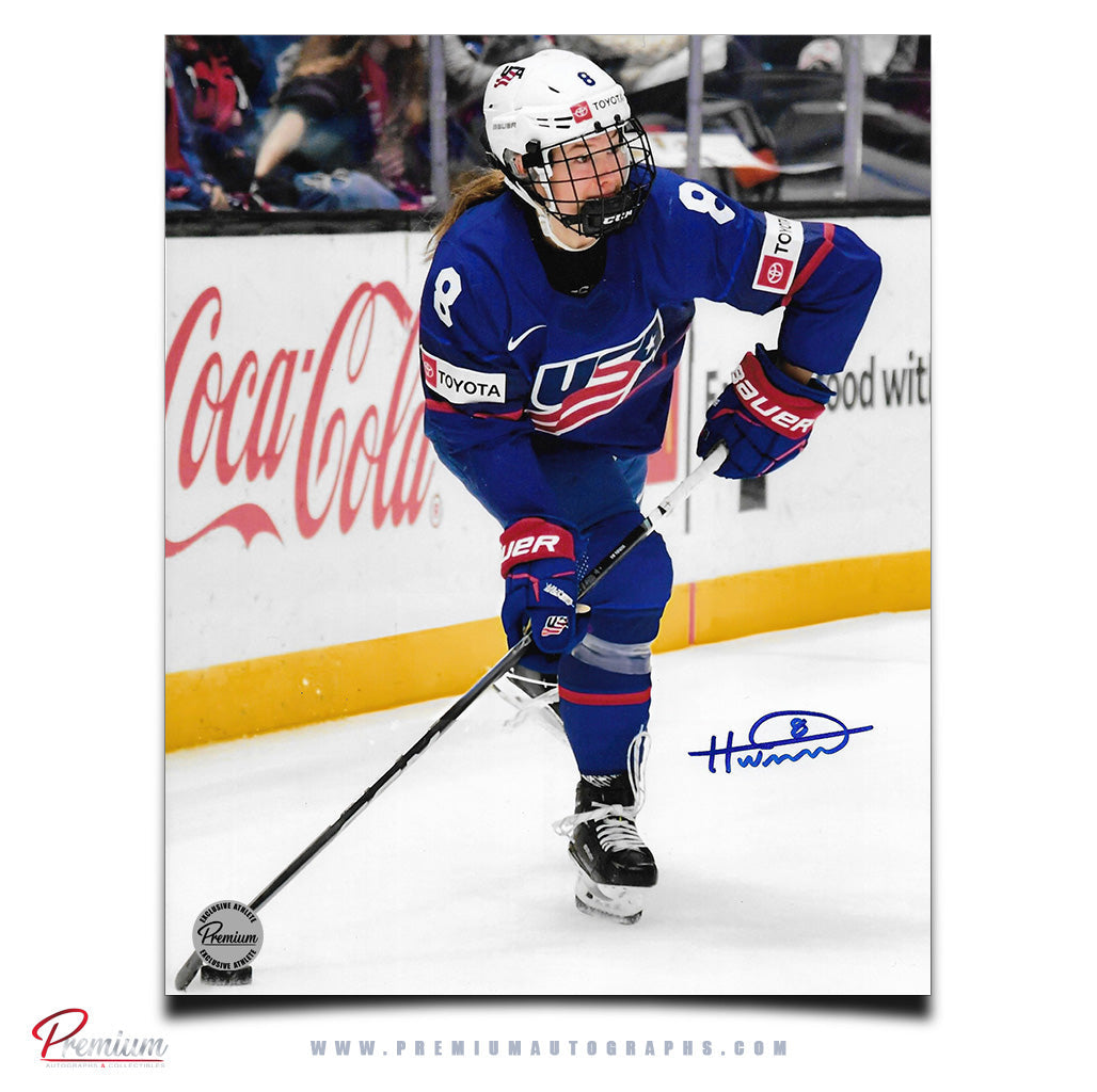 Haley Winn Team USA Autographed 8x10 Photograph Puck Possession