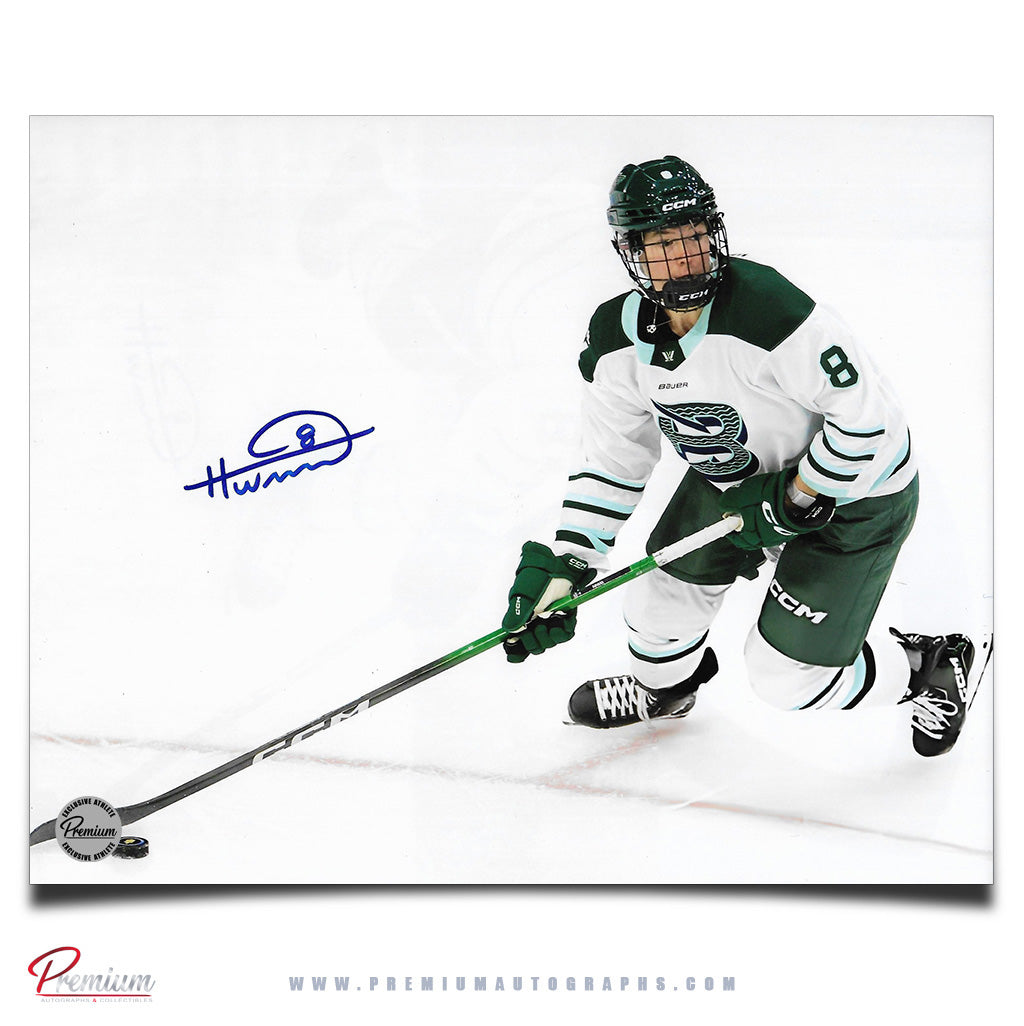 Haley Winn Boston Fleet PWHL Autographed 8x10 Photograph With the Puck