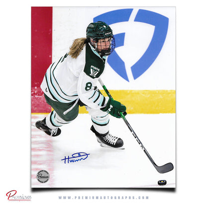 Haley Winn Boston Fleet PWHL Autographed 8x10 Photograph Puck over the Red Line