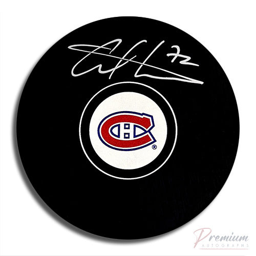 Arber Xhekaj Montreal Canadiens Signed Puck