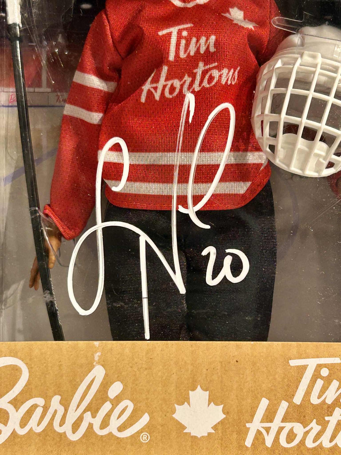 Sarah Nurse Tim Hortons PWHL Autographed Special Edition Barbie by Mattel (Red Jersey)