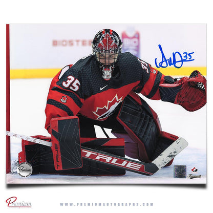 Ann-Renee Desbiens Team Canada Signed 8x10 Photograph Focused