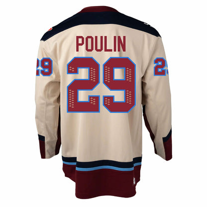 Marie-Philip Poulin Montreal Victoire PWHL Cream Autographed Bauer Jersey