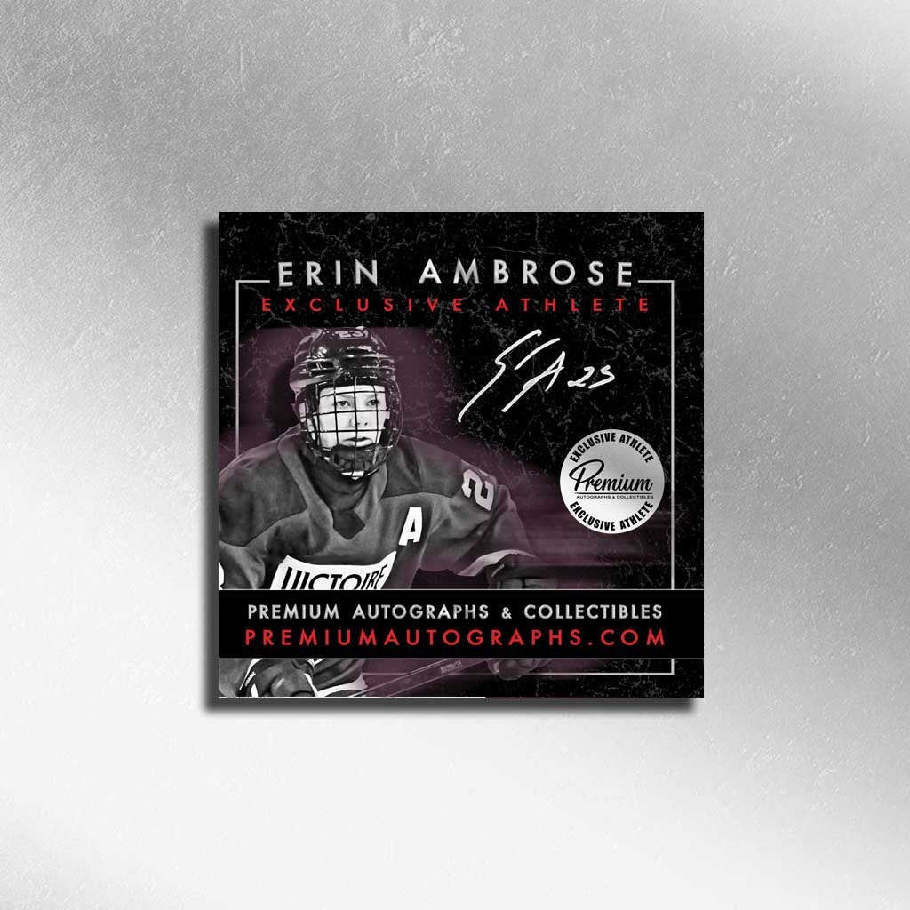 Erin Ambrose Montreal Victoire PHWL Signed Bauer Jersey