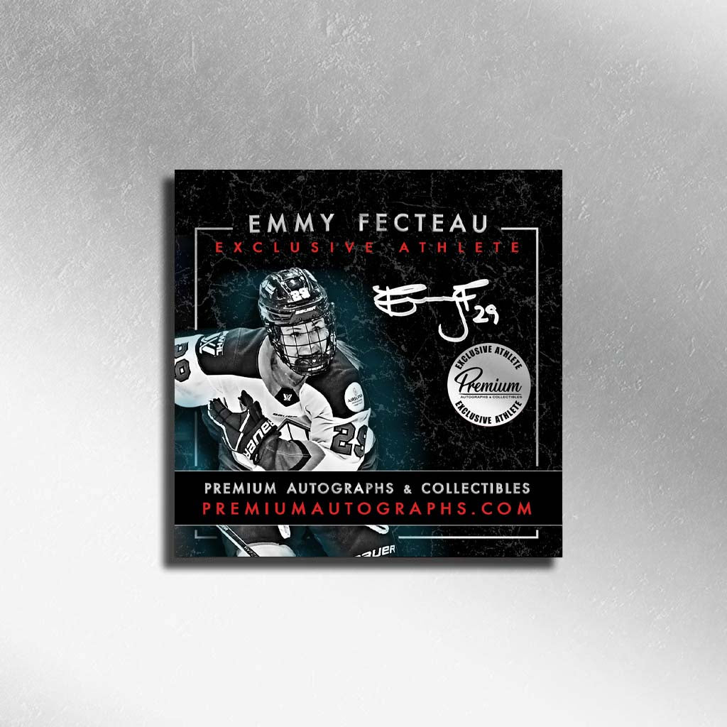 Emmy Fecteau New York Sirens Autographed PWHL 8x10 Photograph Faceoff