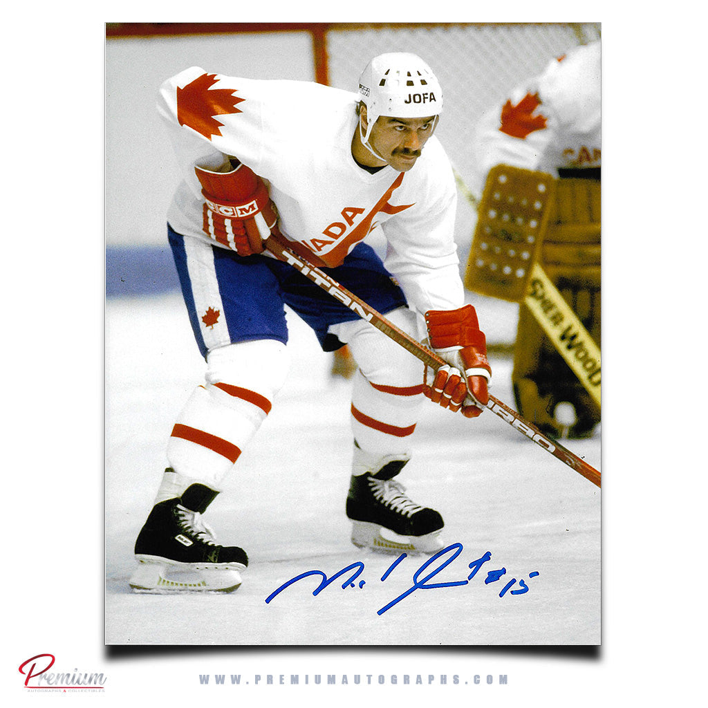 Michel Goulet Team Canada Autographed 8x10 Photograph Team Canada