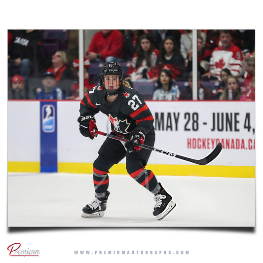 Emma Maltais Team Canada Womans Autographed 8x10 Photograph (PreOrder 04)