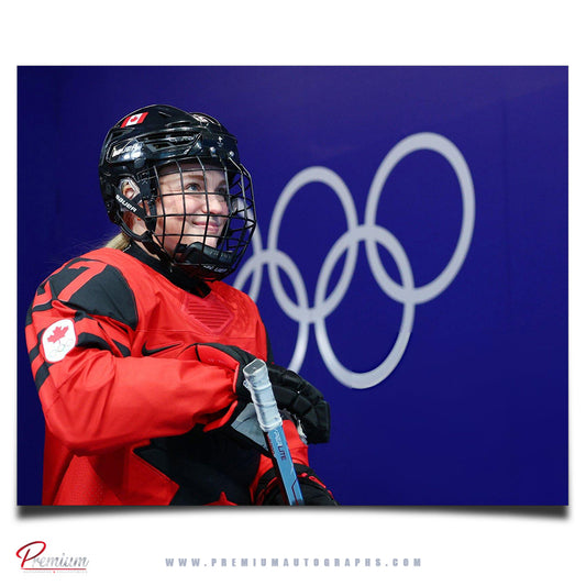 Emma Maltais Team Canada Womans Autographed 8x10 Photograph (PreOrder 05)