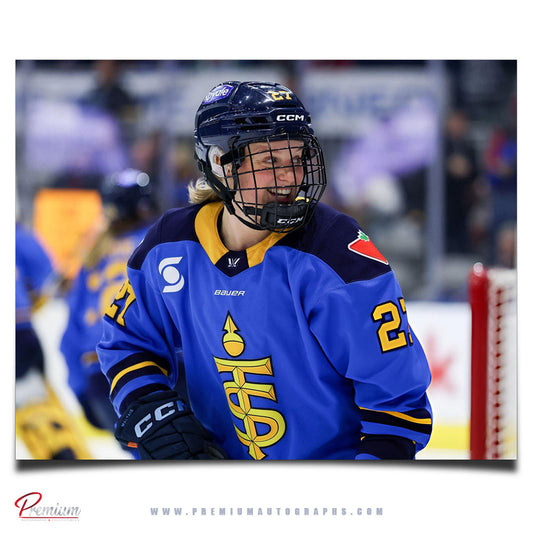 Emma Maltais Toronto Scepters PWHL Autographed 8x10 Photograph (PreOrder 06)