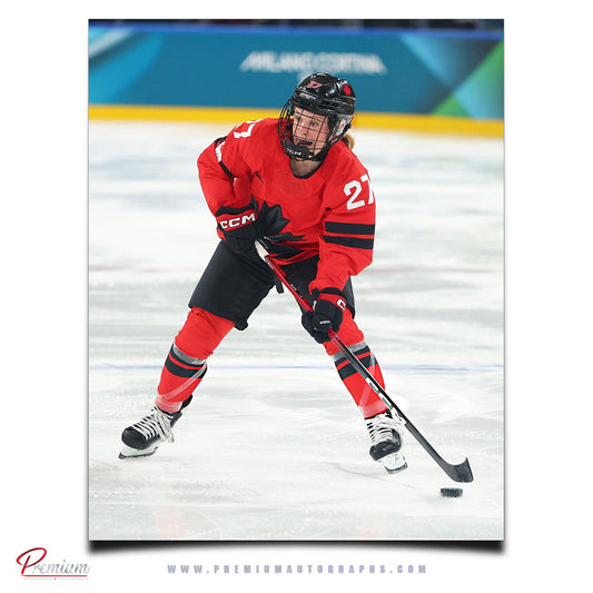 Emma Maltais Team Canada Womans Autographed 8x10 Photograph (PreOrder 08)