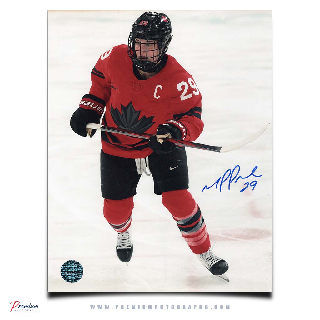 Marie-Philip Poulin Team Canada Autographed 8x10 Photograph Captain