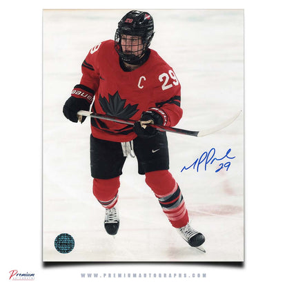 Marie-Philip Poulin Team Canada Autographed 8x10 Photograph Captain