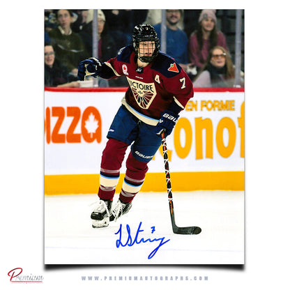 Laura Stacey Montreal Victoire PWHL Signed 8x10 Photograph Captain Skating