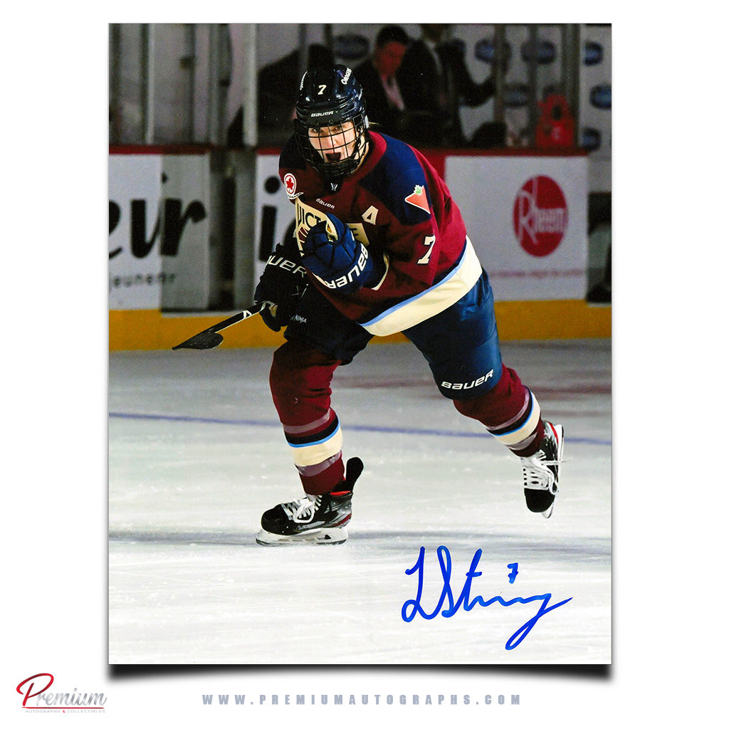 Laura Stacey Montreal Victoire PWHL Signed 8x10 Photograph Celebration